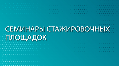 Семинары стажировочных площадок